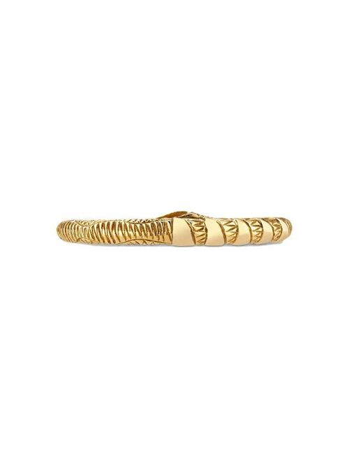 Gucci Ouroboros engraved ring