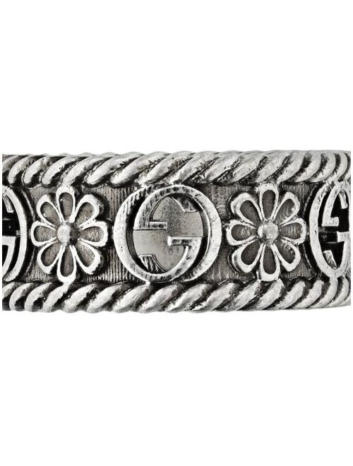 Gucci GG motif cut-out ring