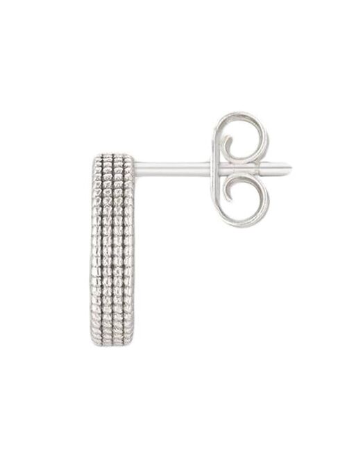 Gucci Interlocking G earrings in silver