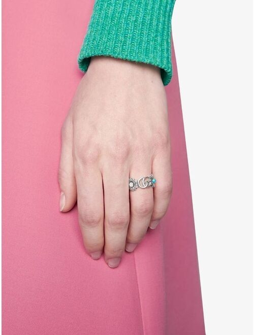 Gucci Double G flower ring