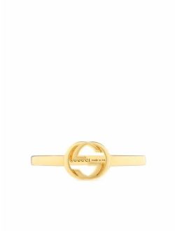 18kt yellow gold Interlocking G ring