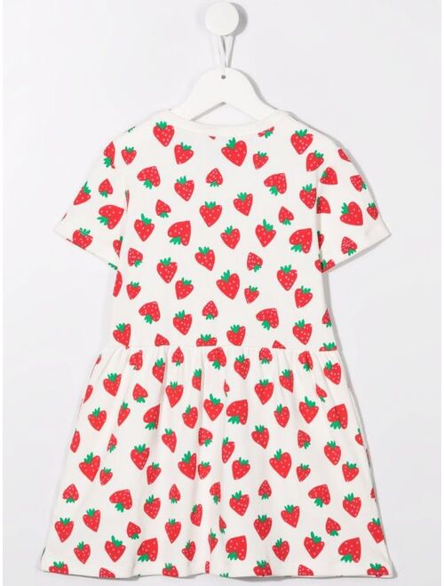 Stella McCartney Kids strawberry-print T-shirt dress