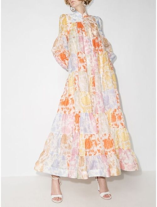 ZIMMERMANN Postcard Lantern floral-print maxi dress