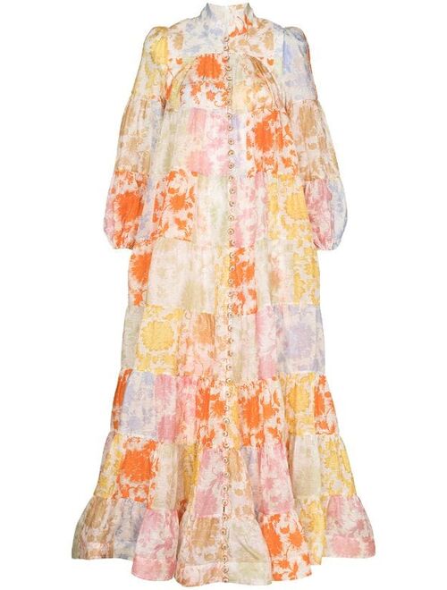 ZIMMERMANN Postcard Lantern floral-print maxi dress