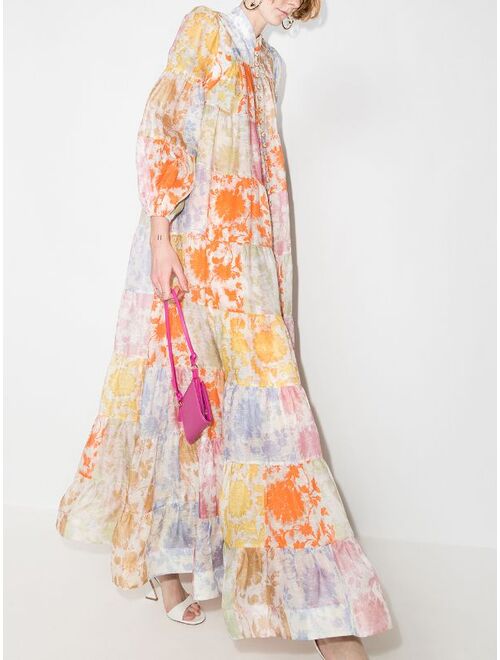 ZIMMERMANN Postcard Lantern floral-print maxi dress