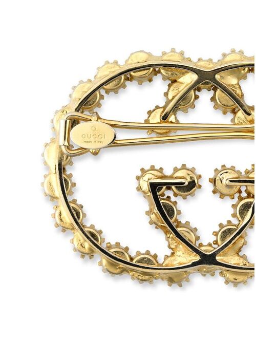 Gucci GG pearl hair clip