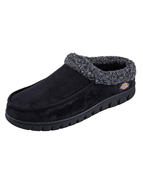 Dickies Men's Open and Closed Back Memory Foam Slippers With Indoor/Outdoor Sole