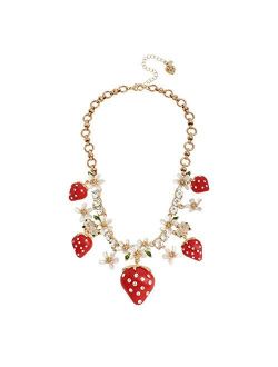 Strawberry Frontal Necklace