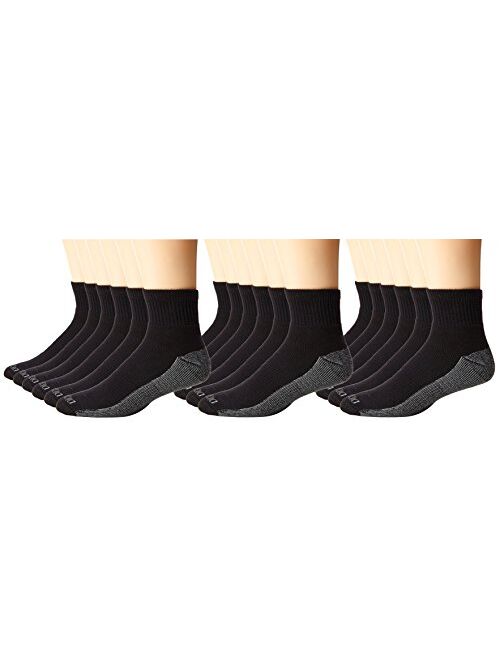 Dickies Men's 6 Pack Dri-Tech Comfort Quarter Sock