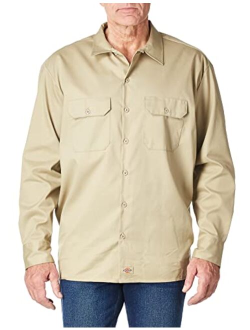 Dickies Men's Big-Tall Long-Sleeve Work Shirt