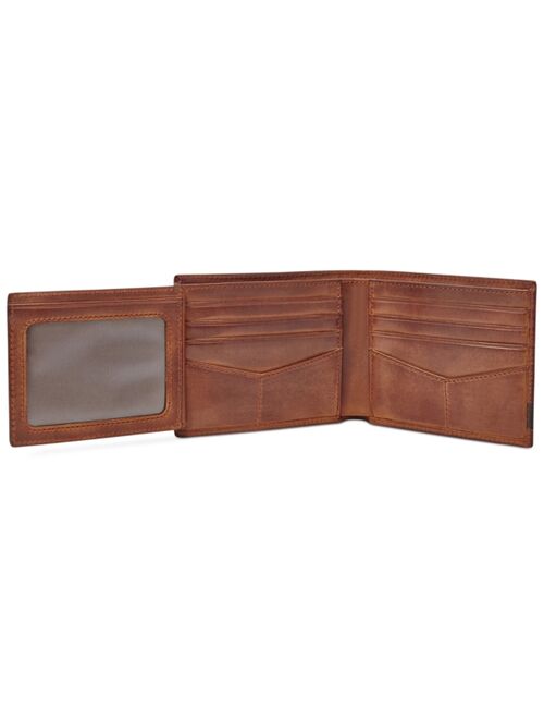 Fossil Men's Quinn Bifold With Flip ID Leather Wallet