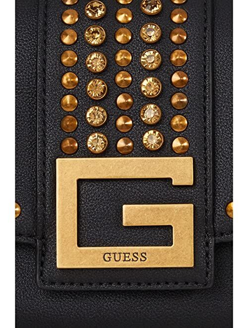 GUESS Bling Convertible Crossbody Flap