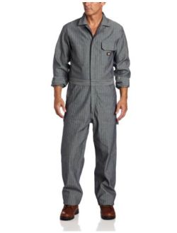 Men's Long Sleeve Fisher Stripe Cotton Coverall