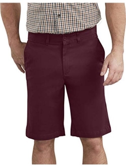 Men's 11 Inch Active Waist Washed Chino Short