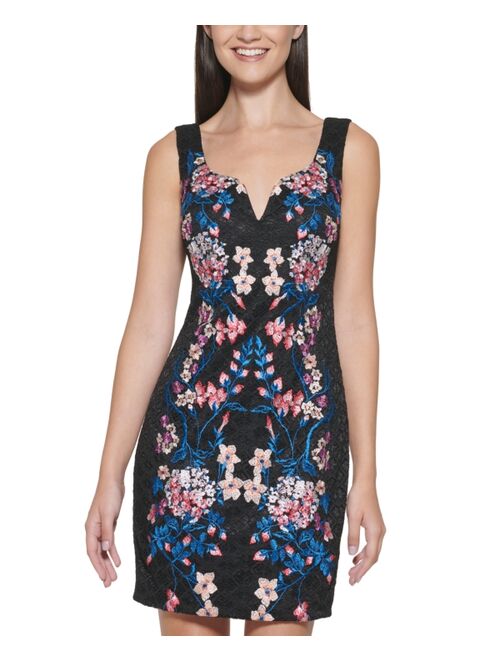 GUESS Floral Embroidery Dress