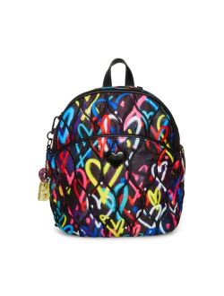 Women's Nylon Quilted Mini Backpack