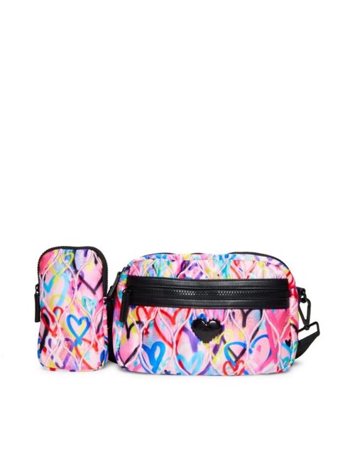 Betsey Johnson East West Crossbody with Phone Pouch