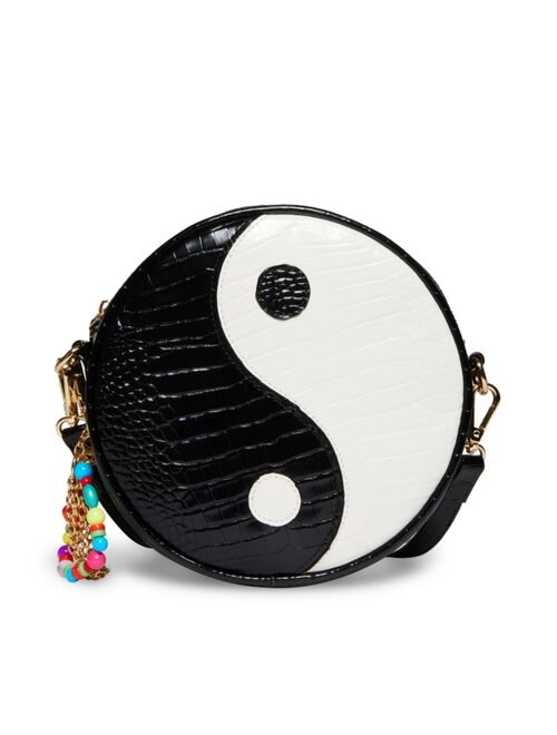 Betsey Johnson Women's Peace Yin Yang Crossbody