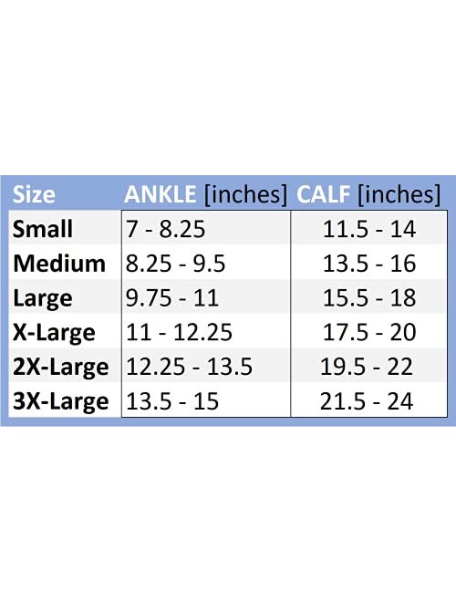 Absolute Support Made in USA - Circulating Dress Compression Socks 20-30 mmHg for Men