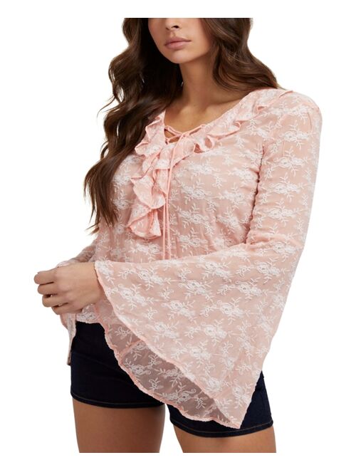 GUESS Silvana Embroidered Blouse