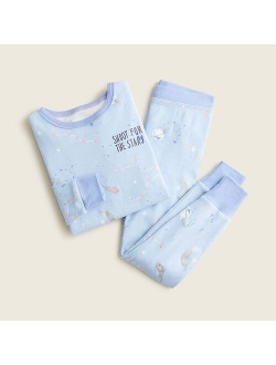 Kids' long-sleeve printed pajama set