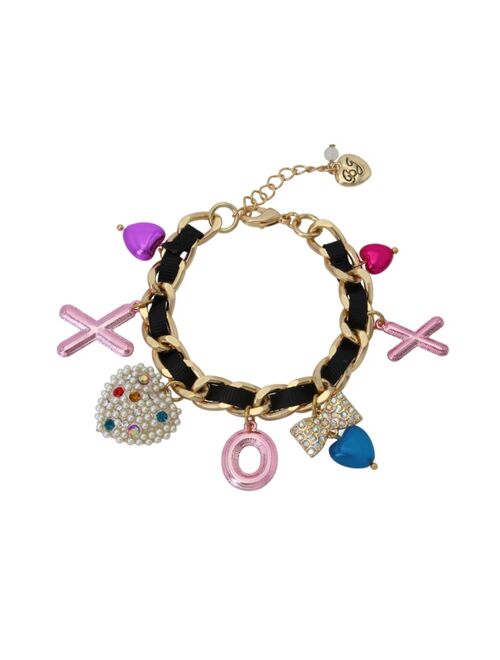 Betsey Johnson XOX Charm Bracelet