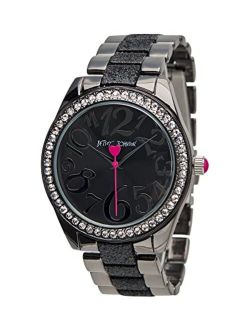 Women's Watch - Glitteratzi Wristwatch, 3 Hand Quartz Movement: BJW017PU