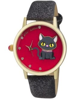 Women's Watch - Vegan Leather Strap Glitter Wristwatch, Quartz Movement: BJW044