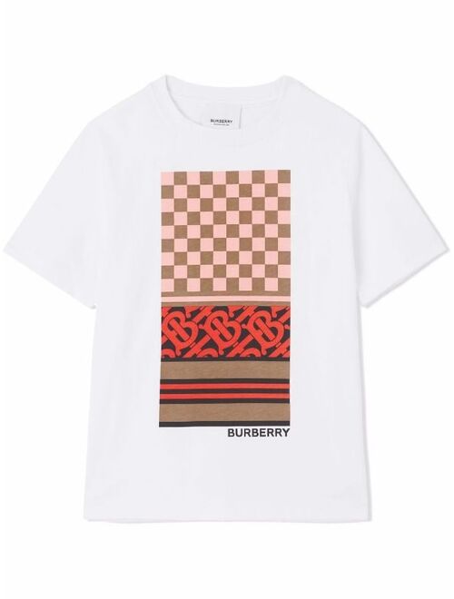 Burberry montage-print T-shirt
