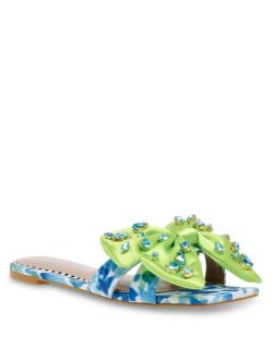 Women's Daisy-R Bow Slide Flat Sandals