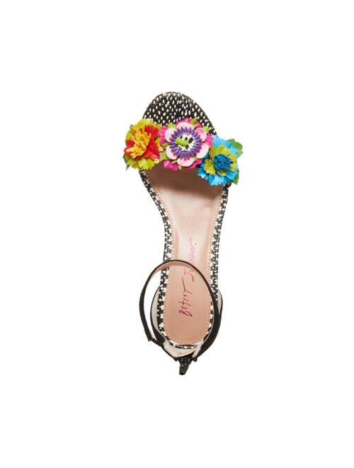 Betsey Johnson Women's Lore Floral Strap Dress Sandals