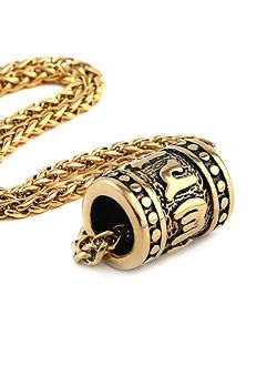 Tibetan Zen Buddhist Meditation Yoga Bohemian Stainless Steel Jewelry Pendant Necklace