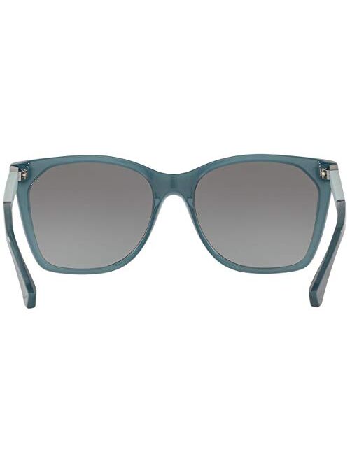 Emporio Armani EA4075 Sunglasses 553911 - Opal Grey Green Frame, Grey Gradient 57mm