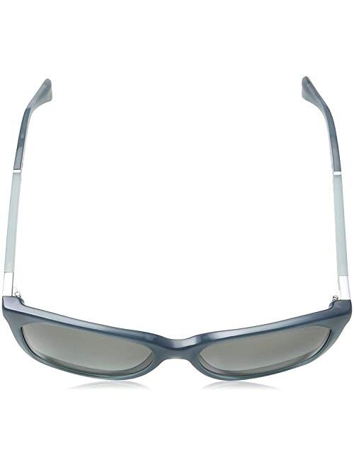 Emporio Armani EA4075 Sunglasses 553911 - Opal Grey Green Frame, Grey Gradient 57mm