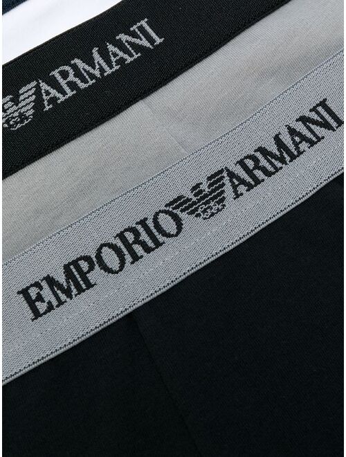 Emporio Armani logo band boxers