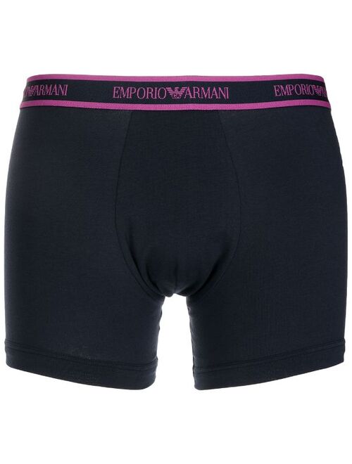 Emporio Armani logo-waistband cotton boxers