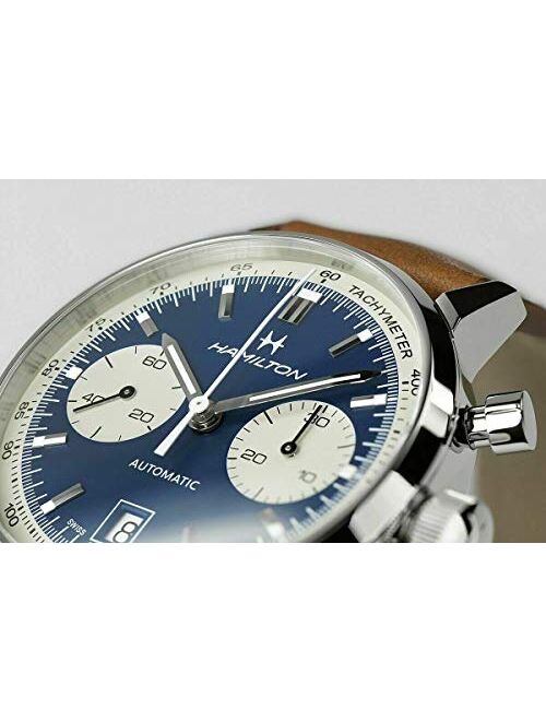 Hamilton Intra-Matic Chronograph Automatic Blue Dial Men's Watch H38416541