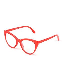 womens Rhett Glasses Blue Light Glasses Frame, Shiny Red, 62mm US