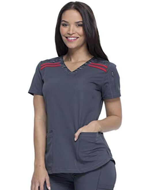 Dickies Dynamix Women Scrubs Top V-Neck DK740