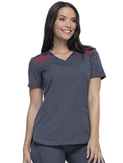 Dickies Dynamix Women Scrubs Top V-Neck DK740
