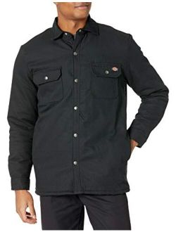 Men's Flannel Lined Duck Shirt Jacket with Hydroshield