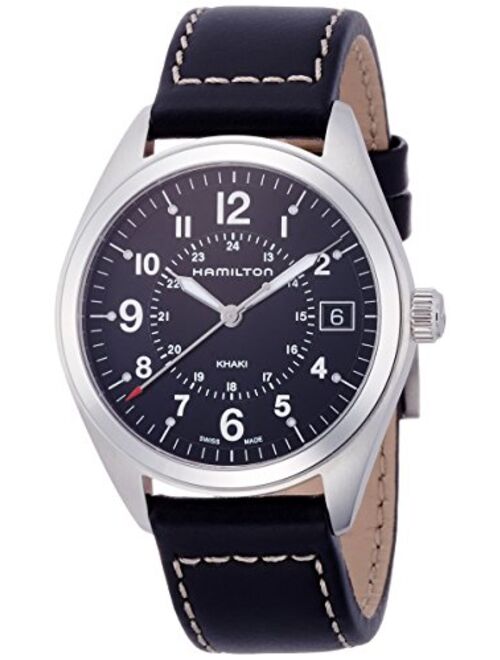 Hamilton Men's Analogue Quartz Watch with Leather Strap H68551733