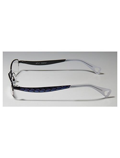 Betsey Johnson Boho Boa Unisex Designer Half-rim Eyeglasses/Eyeglass Frame