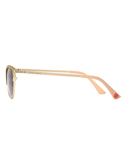 Betsey Johnson Women's Shiloh Sunglasses Cateye Club, Pink, 51mm