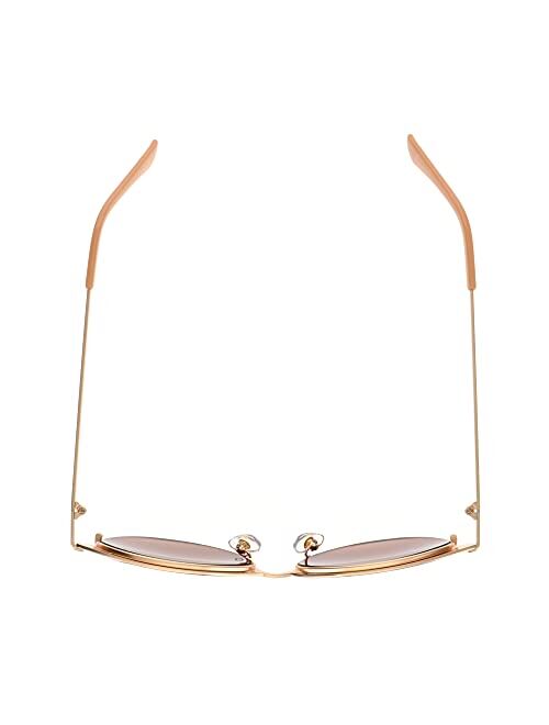 Betsey Johnson Women's Shiloh Sunglasses Cateye Club, Pink, 51mm