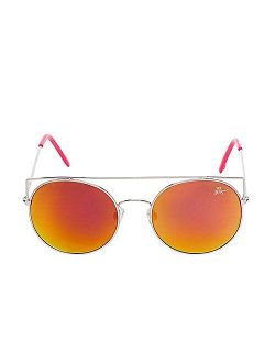 Women's Top It Off Colored Lens Sunglasses, Pink Orange