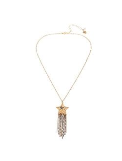 Celestial Fringe Necklace,Crystal,374171TWO111