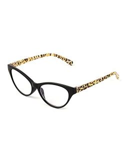 Kai Blue Light Reading Glasses, Cheetah, 40mm