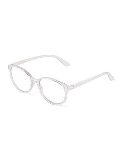 Astra Blue Light Reading Glasses, Crystal Clear, 40mm