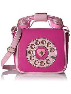 women's Kitsch Phone Bag Crossbody, Pink, One Size US